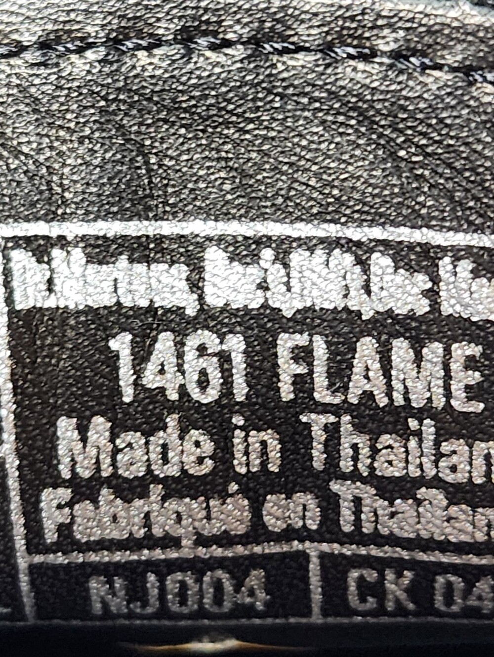 Dr Martens 1461 Flame Three Eye Leather Low Top Oxford Mens Size 9 - Picture 11 of 12